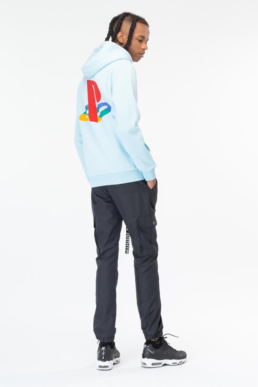 Just Hype: PlayStation Blue Crest Mens Pullover Hoodie image