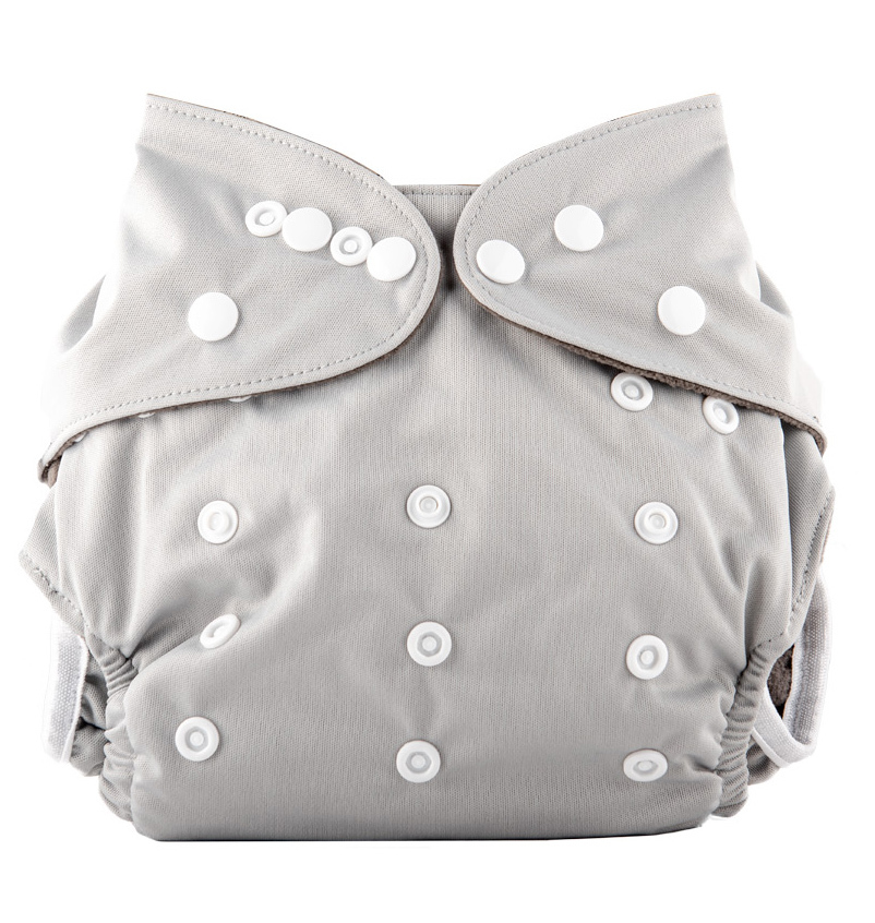Buy Little Genie Reusable Nappies Grey at Mighty Ape NZ