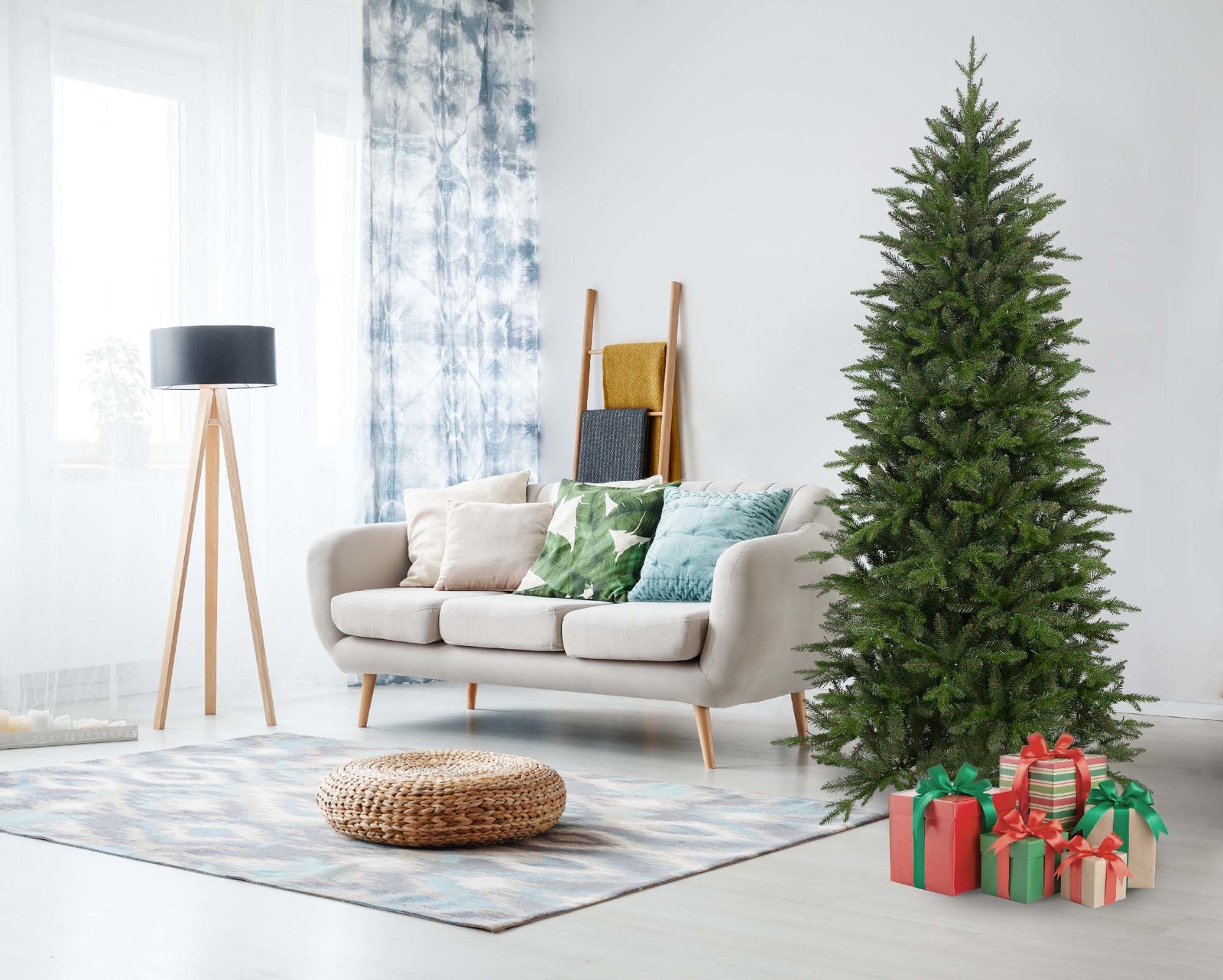 6ft Premium Artificial Slim Christmas Tree 180cm at Mighty Ape NZ