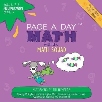 Page a Day Math Multiplication Book 3 by Janice Auerbach image