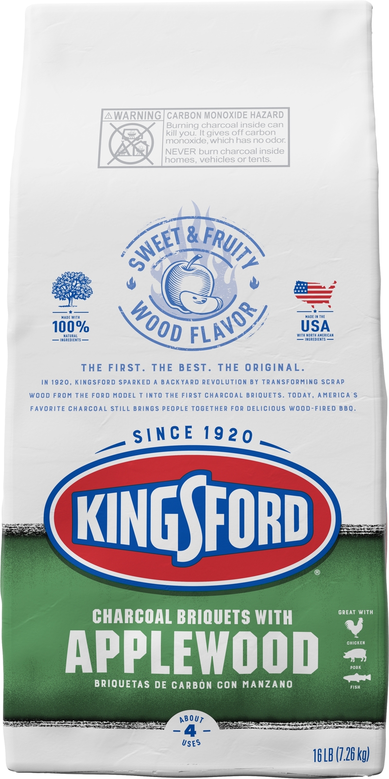 Kingsford *Applewood* Charcoal Briquettes (7.26KG) image