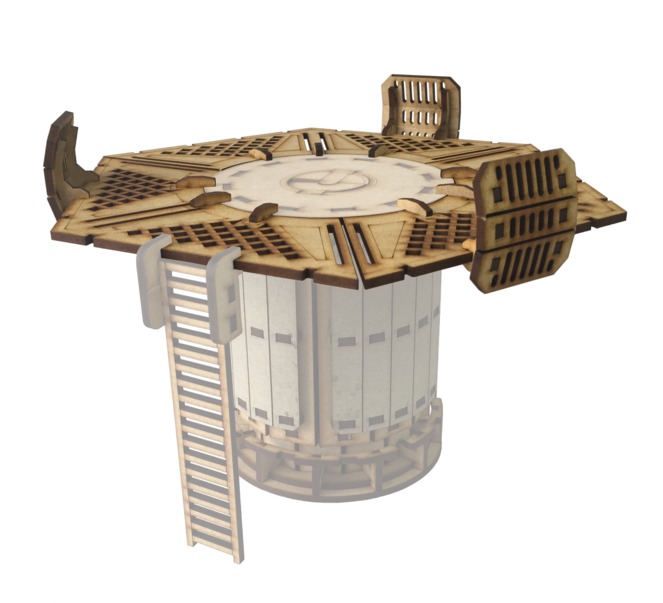 TTCombat: Tabletop Scenics - Sector 3 Chem-Vat Platform image