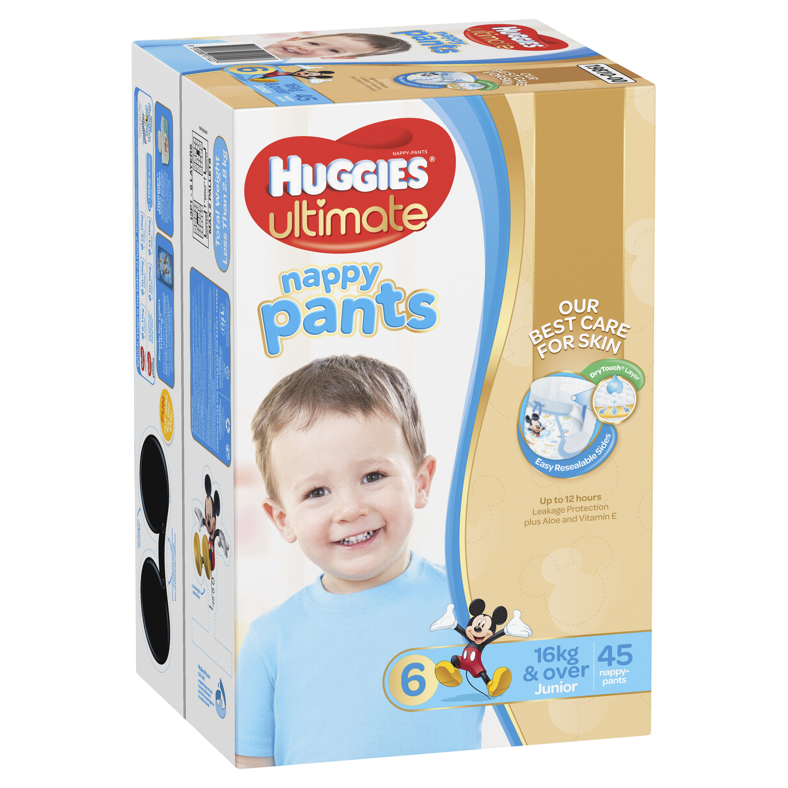 Huggies Ultimate Nappy Pants: Jumbo Pack - Junior Boy 16kg+ (45) image