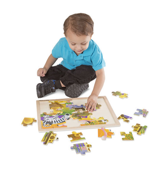 Melissa & Doug: African Plains Wooden Jigsaw Puzzle image