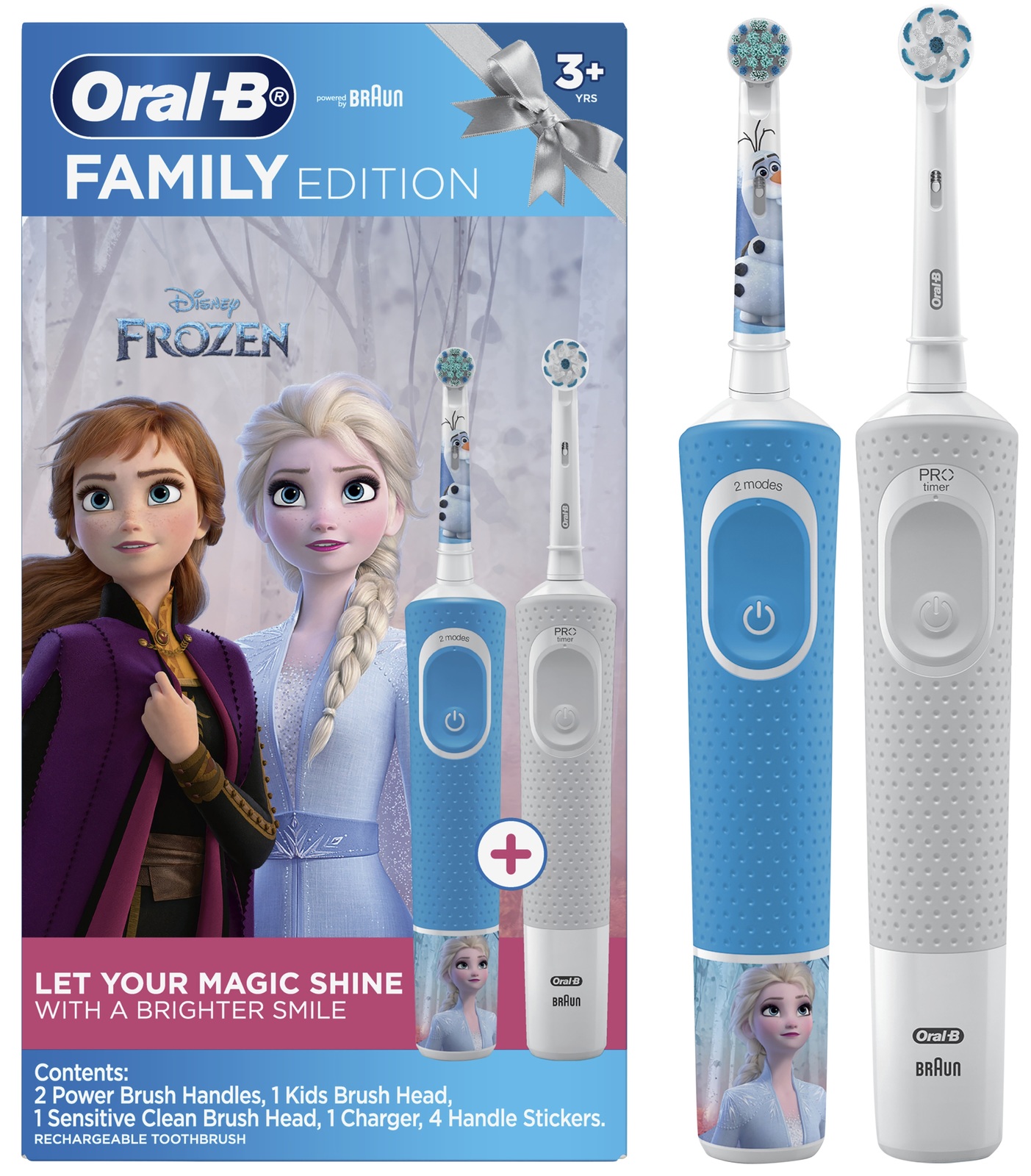 Buy OralB Frozen Electric Toothbrush Family Pack at Mighty Ape NZ