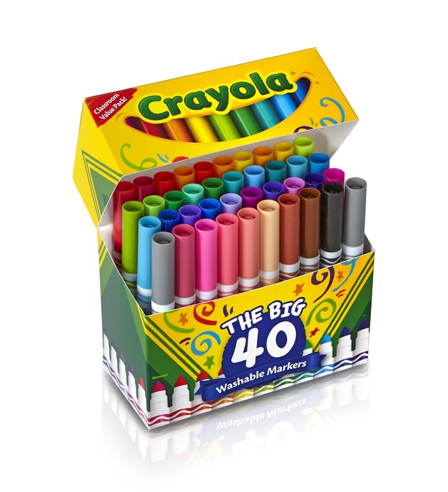 Buy Crayola SuperTips Markers (100 Pack) at Mighty Ape Australia