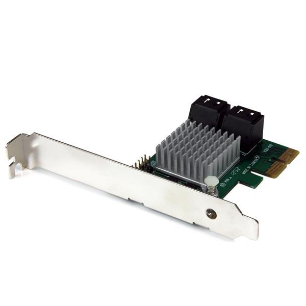 StarTech: 4 Port PCI Express 2.0 SATA III 6Gbps RAID Controller Card with HyperDuo SSD Tiering image