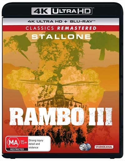 Rambo: First Blood Part III on UHD Blu-ray image