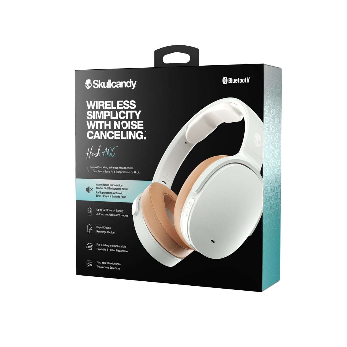 Skullcandy Hesh ANC Bluetooth Headphones Mod White at Mighty Ape NZ