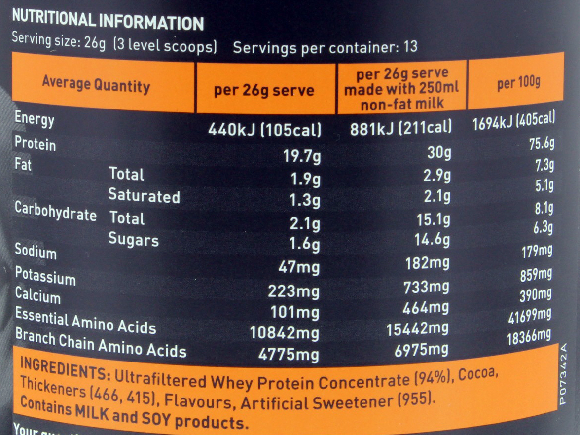 Horleys 100% Whey - Chocolate (340g) image