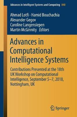 Advances in Computational Intelligence Systems image