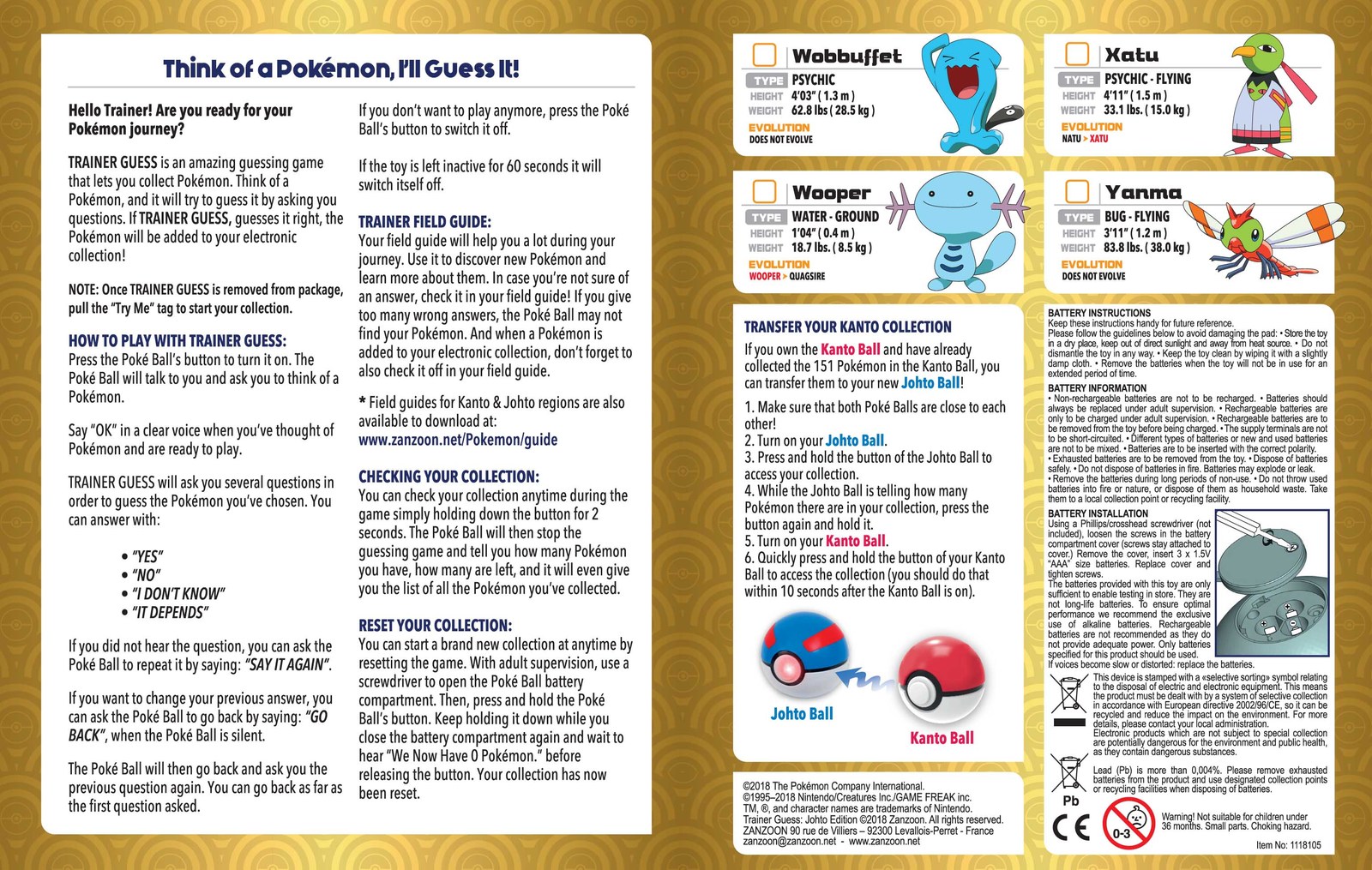 Pokemon: Guess Game - Johto Edition image