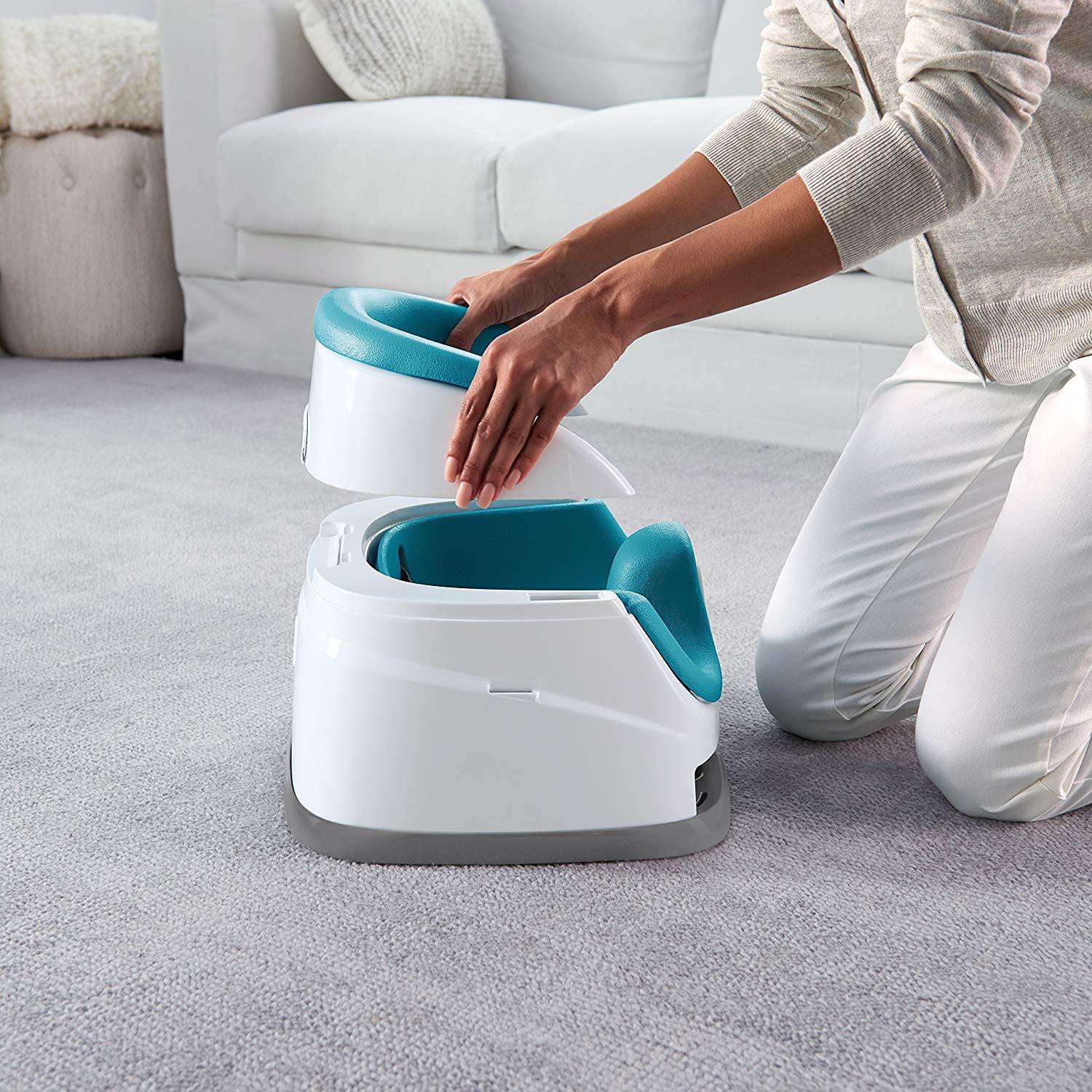 Ingenuity: Baby Base 2-in-1 Seat - Peacock Blue image