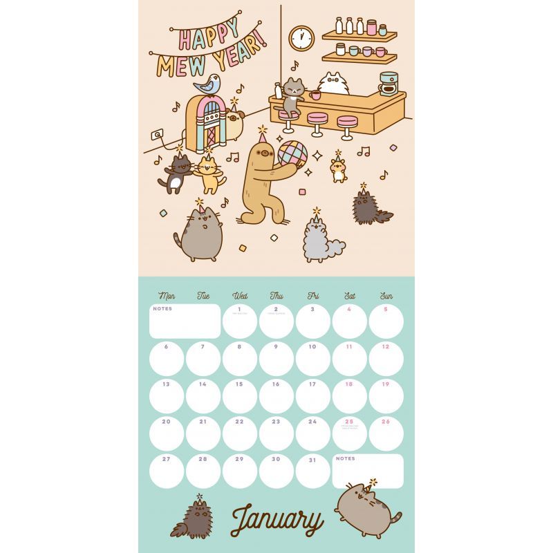 Pusheen 2020 Square Wall Calendar image