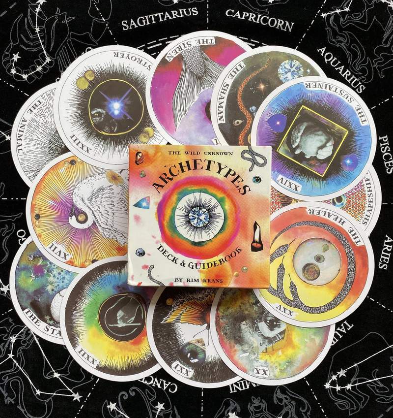 The Wild Unknown Archetypes Deck And Guidebook Kim Krans Book In 