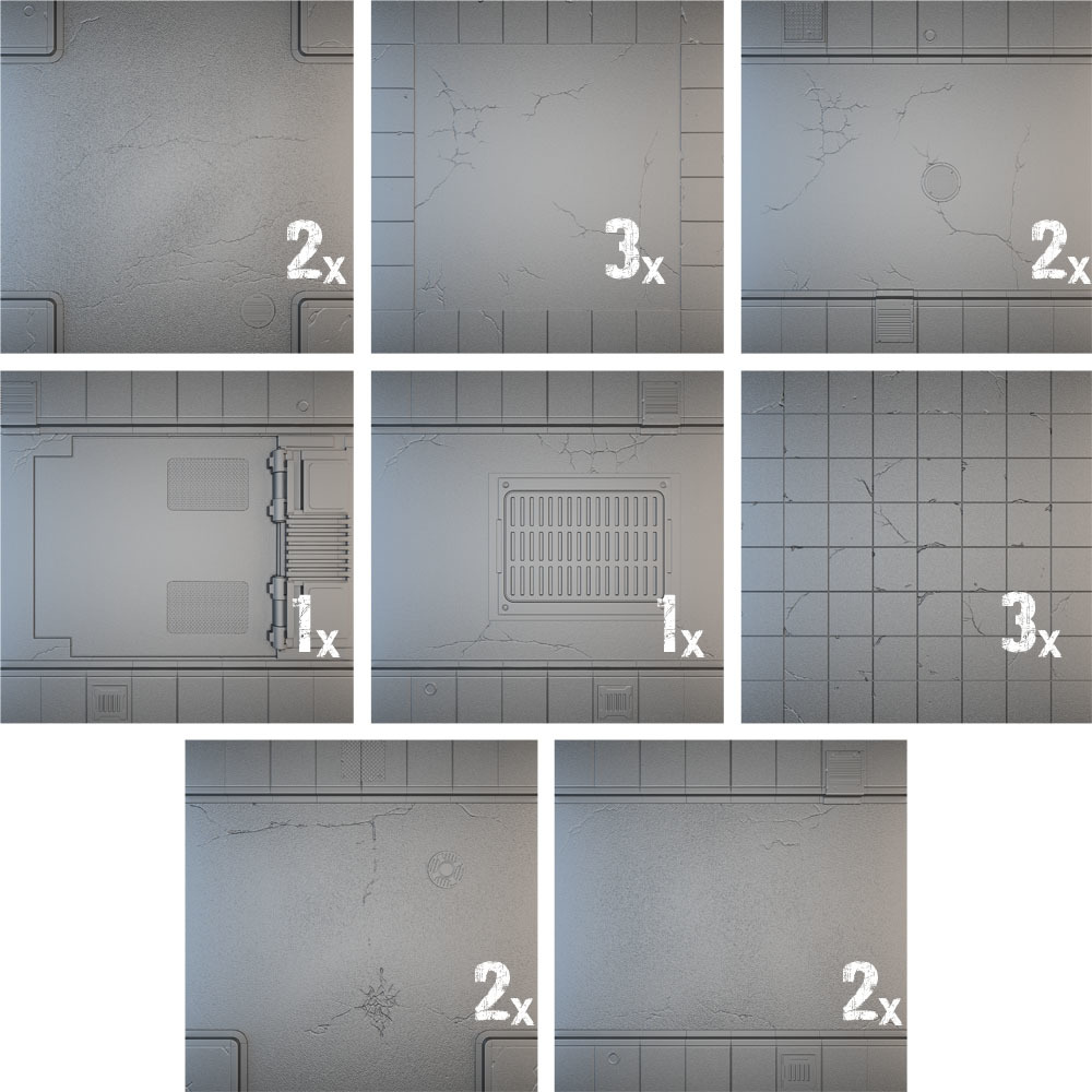 Tablescapes Tiles: Urban Streets - Clean (16 tile set) image