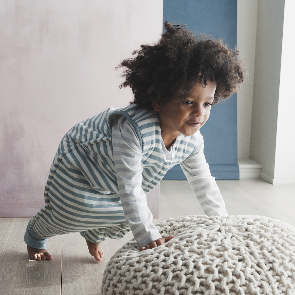 Woolbabe: Duvet Sleeping Suit - Tide (3 Years) image