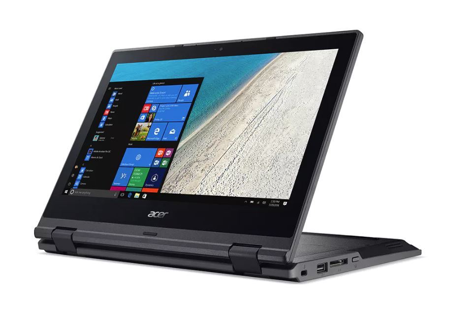 Acer TravelMate Spin B118 PRO 11.6" Touch N5000 4GB 128GB SSD W10Pro 3Yr Academic Rugged image