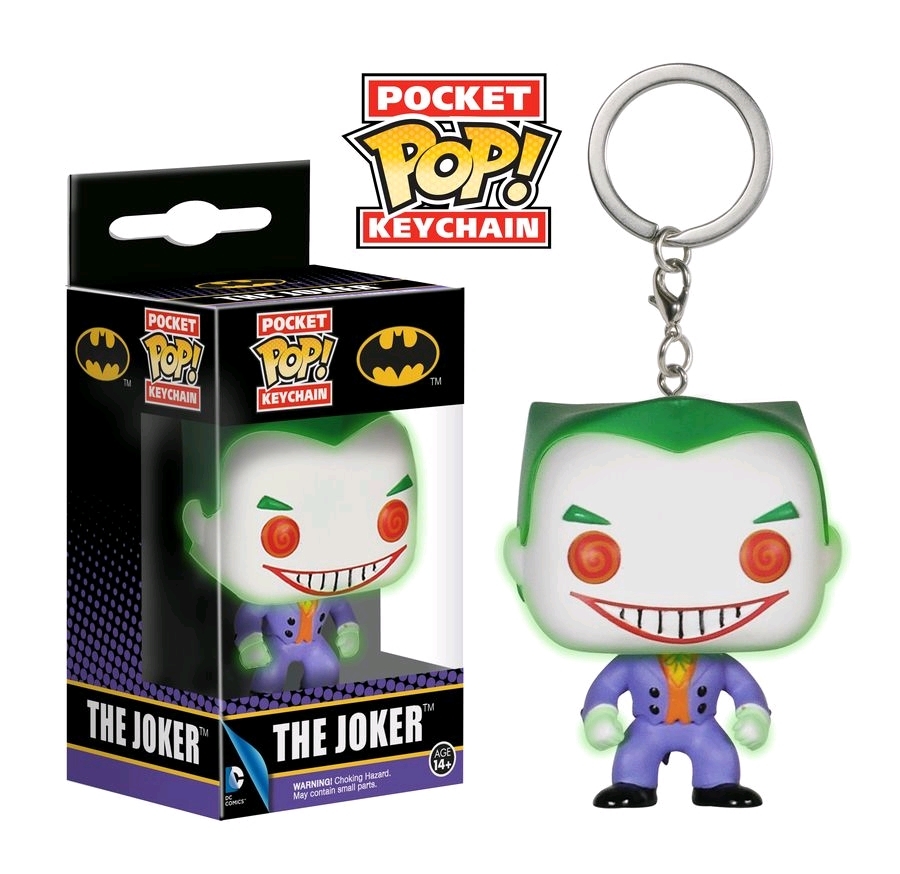 DC Comic: Joker (Glow) - Pocket Pop! Key Chain image