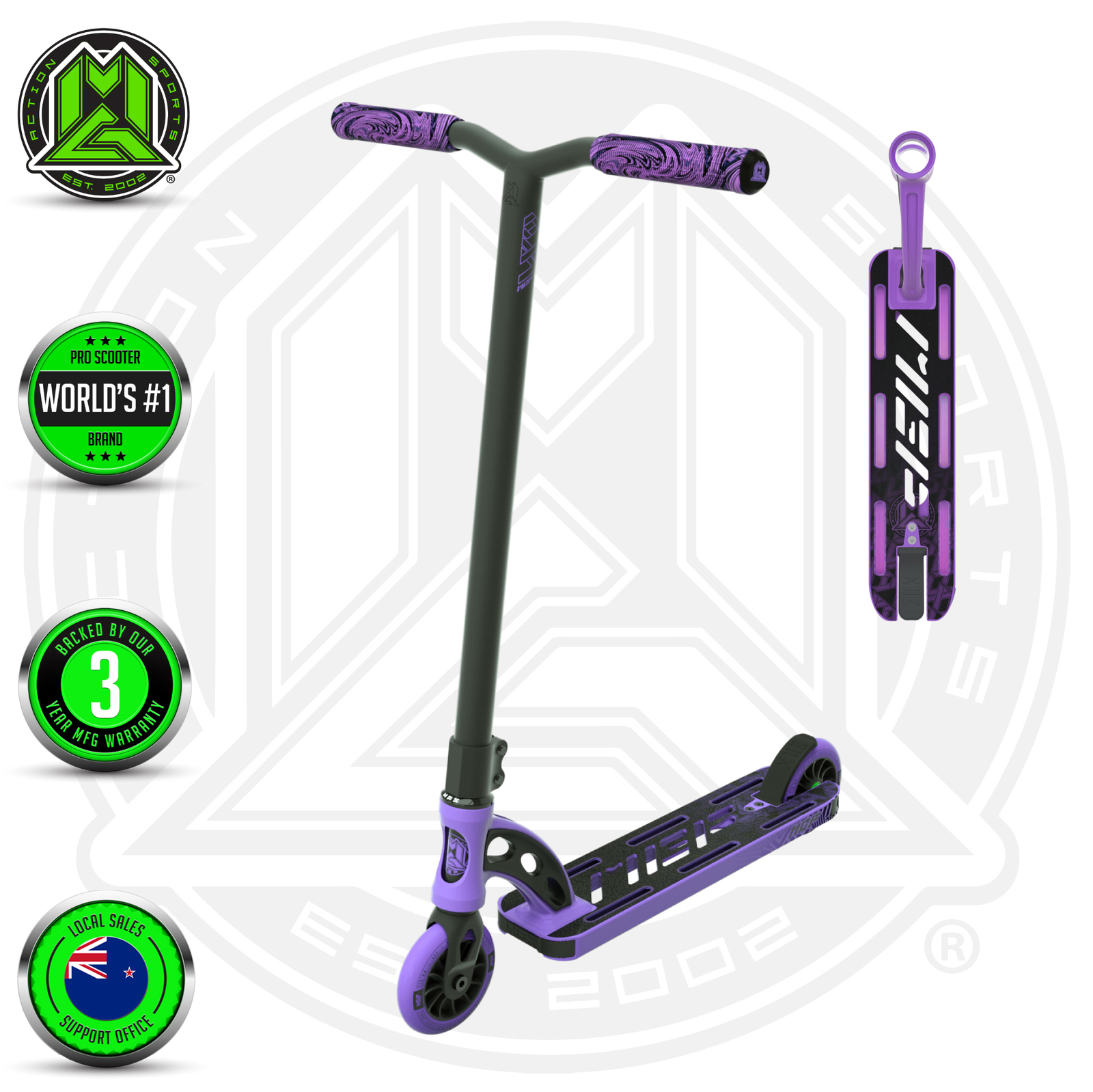 MADD Gear: VX9 Shredder Scooter - Purple image