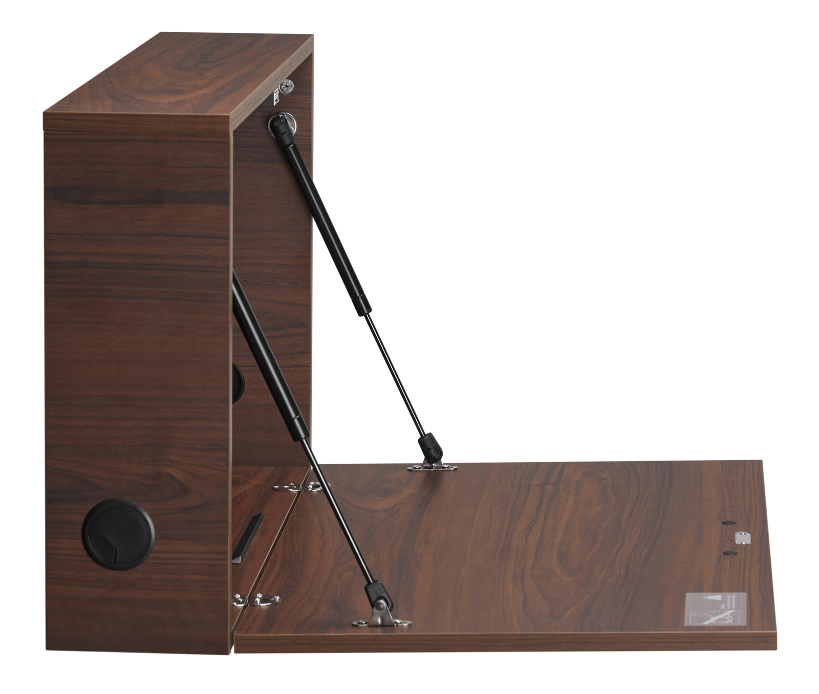 Buy Gorilla Office WallMounted Storage Walnut at Mighty Ape NZ
