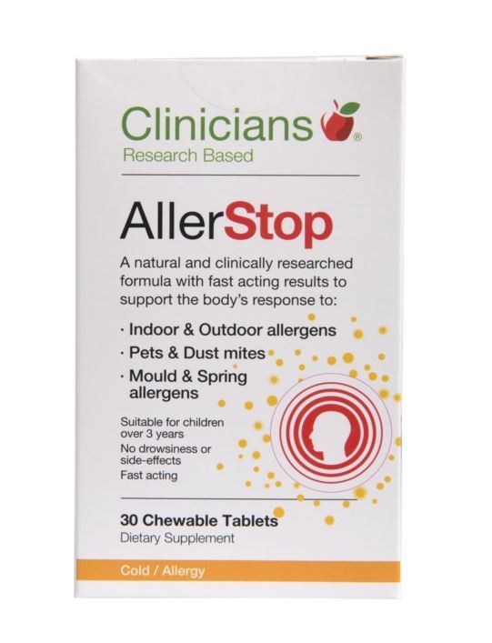 Clinicians AllerStop Chewable Tablets (30 Tablets) image