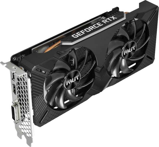 NVIDIA GeForce RTX 2060 Dual OC 6GB Palit GPU image