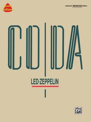 Led Zeppelin -- Coda: Authentic Guitar Tab by Zeppelin Led image