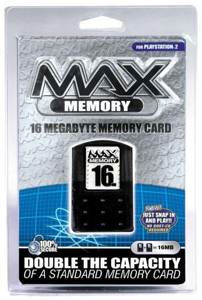 max memory card ps2