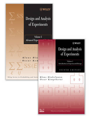 Design and Analysis of Experiments Set by Klaus Hinkelmann image