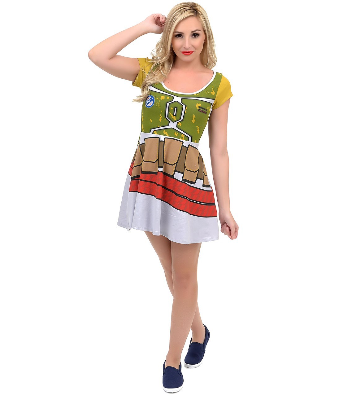 Star Wars Boba Fett Skater Dress (Medium)