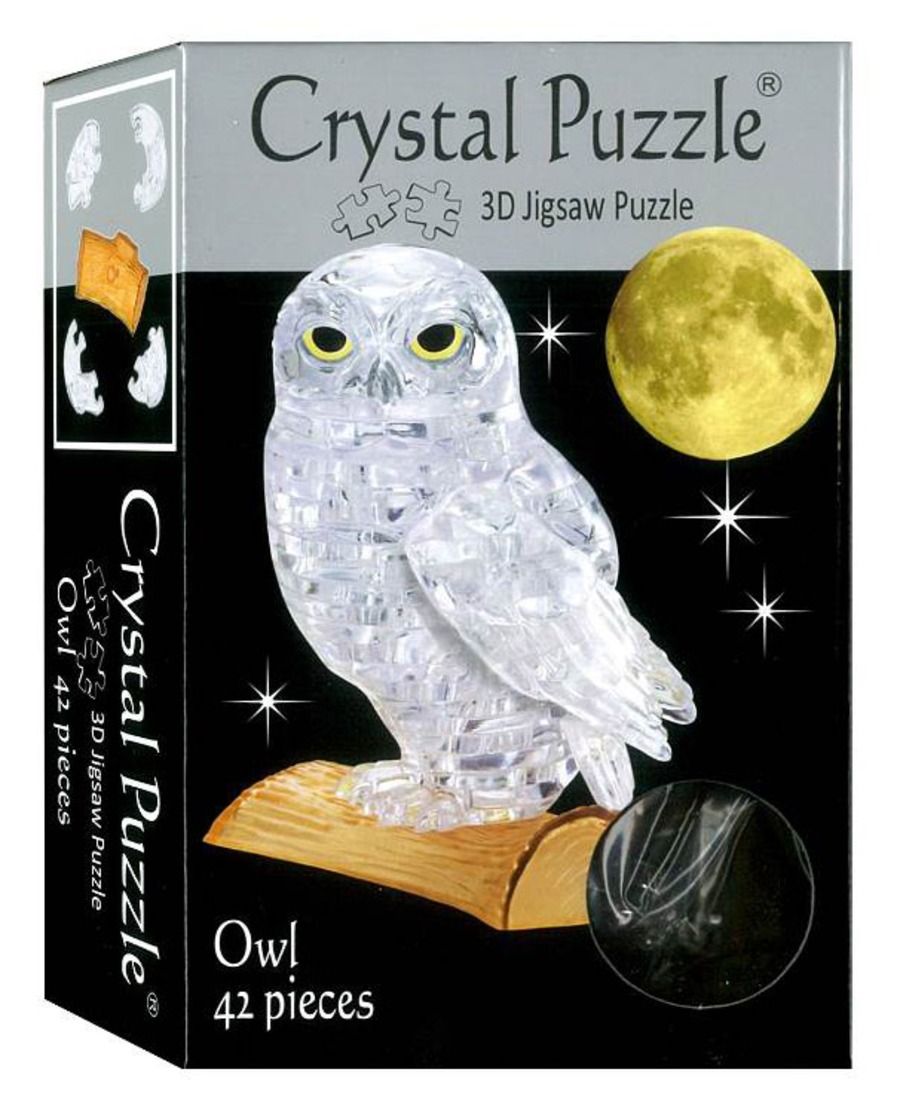 Crystal Puzzle: Clear Owl image