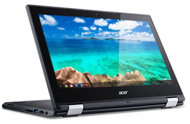 Acer C738T Flip Chromebook 11.6" Touchscreen Intel Celeron N3150 4GB image
