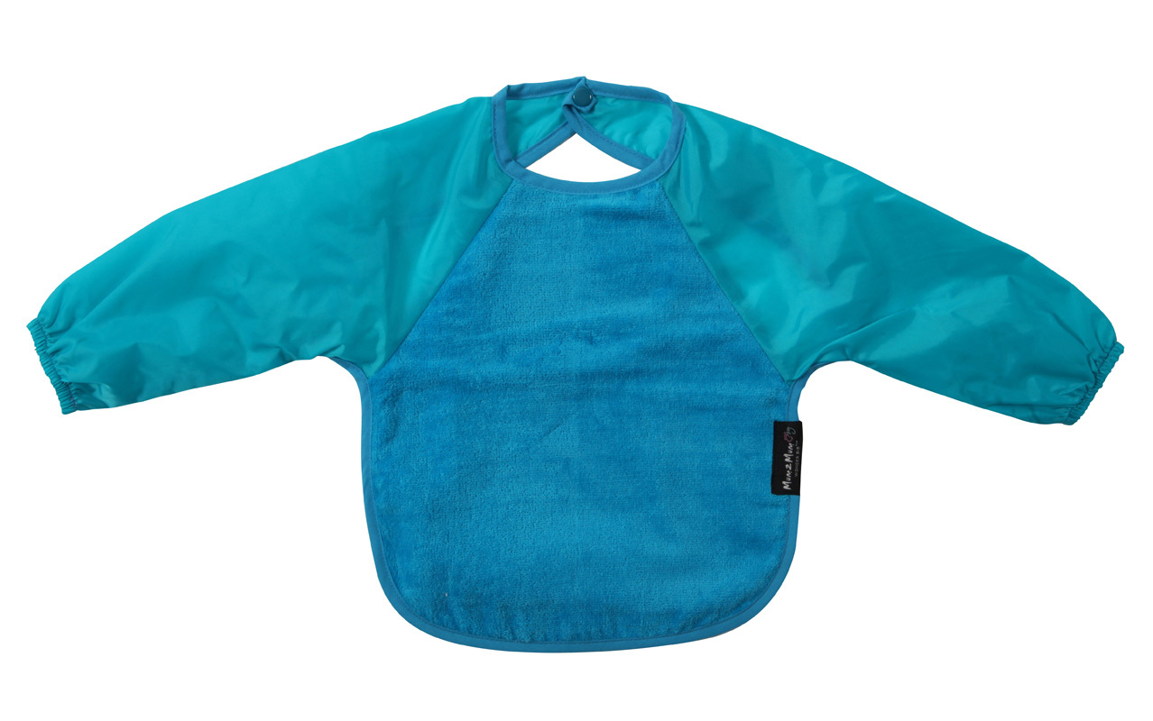 Mum 2 Mum Sleeved Wonder Bib (18-36 Months) - Teal image