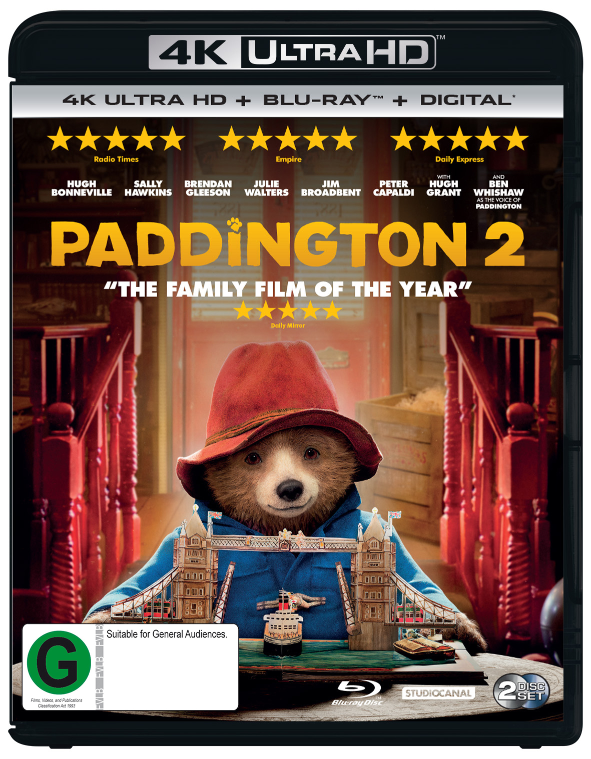 Paddington 2 on UHD Blu-ray image