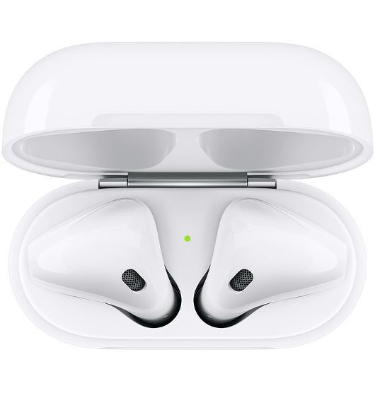 Apple AirPods (2nd Gen) True Wireless In-Ear Headphones - with wired charging case image