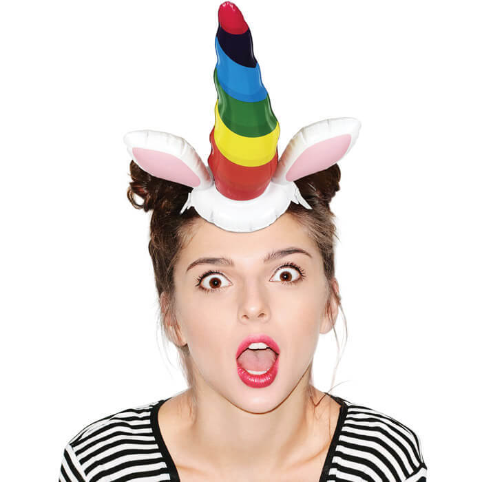 Unicorn Inflatable Horn Headband image