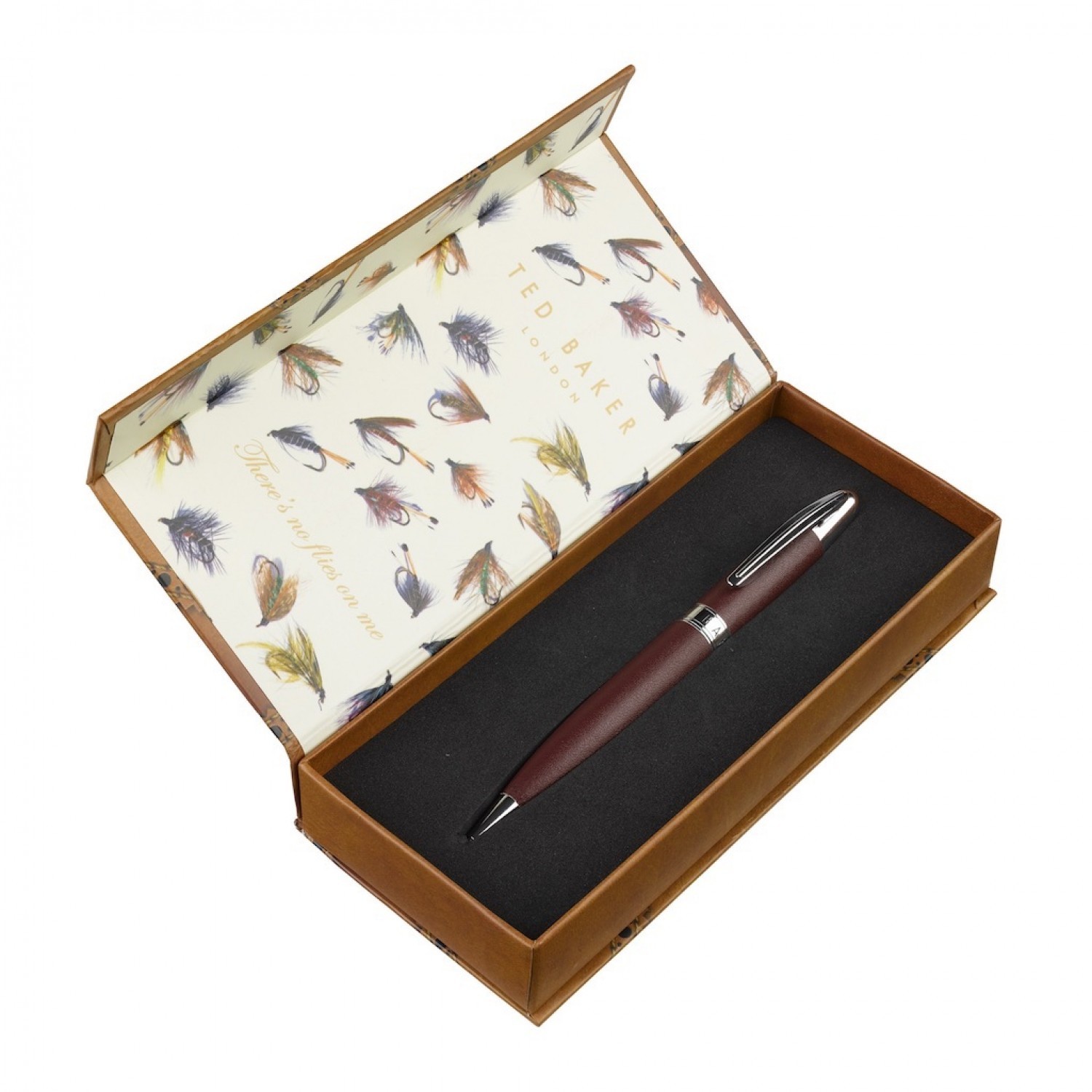 Buy Ted Baker Brogue Ballpoint Pen Brown at Mighty Ape NZ