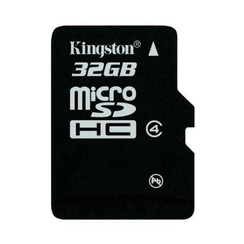 32GB Kingston - MicroSDHC Card with SD Adapter (Class 4) image