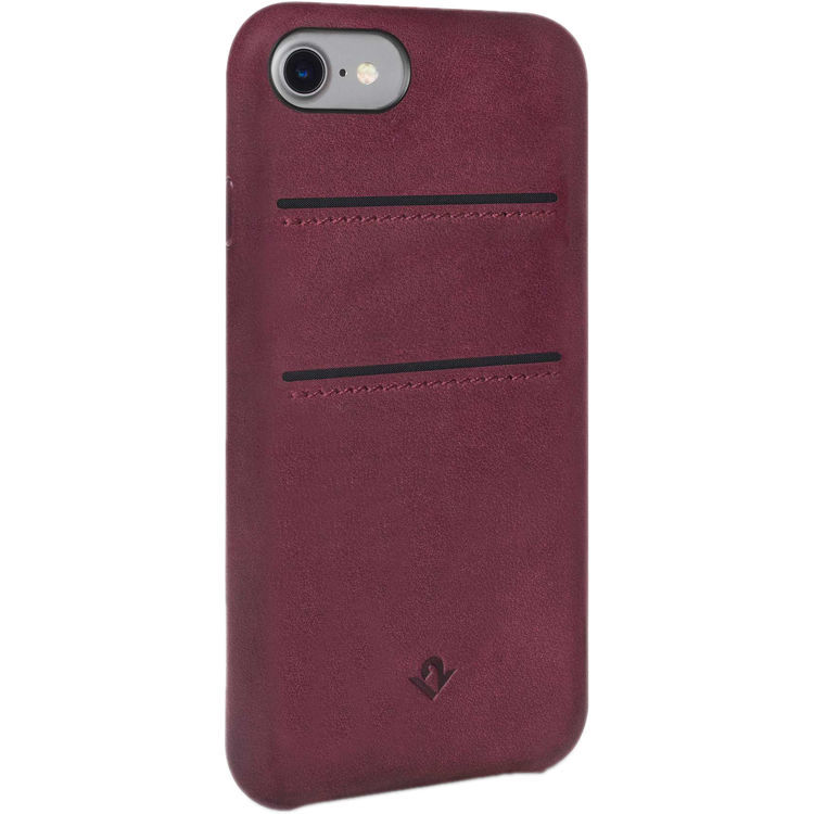 Twelve South Relaxed Leather case w/pockets for iPhone 7/6/6S (Marsala)