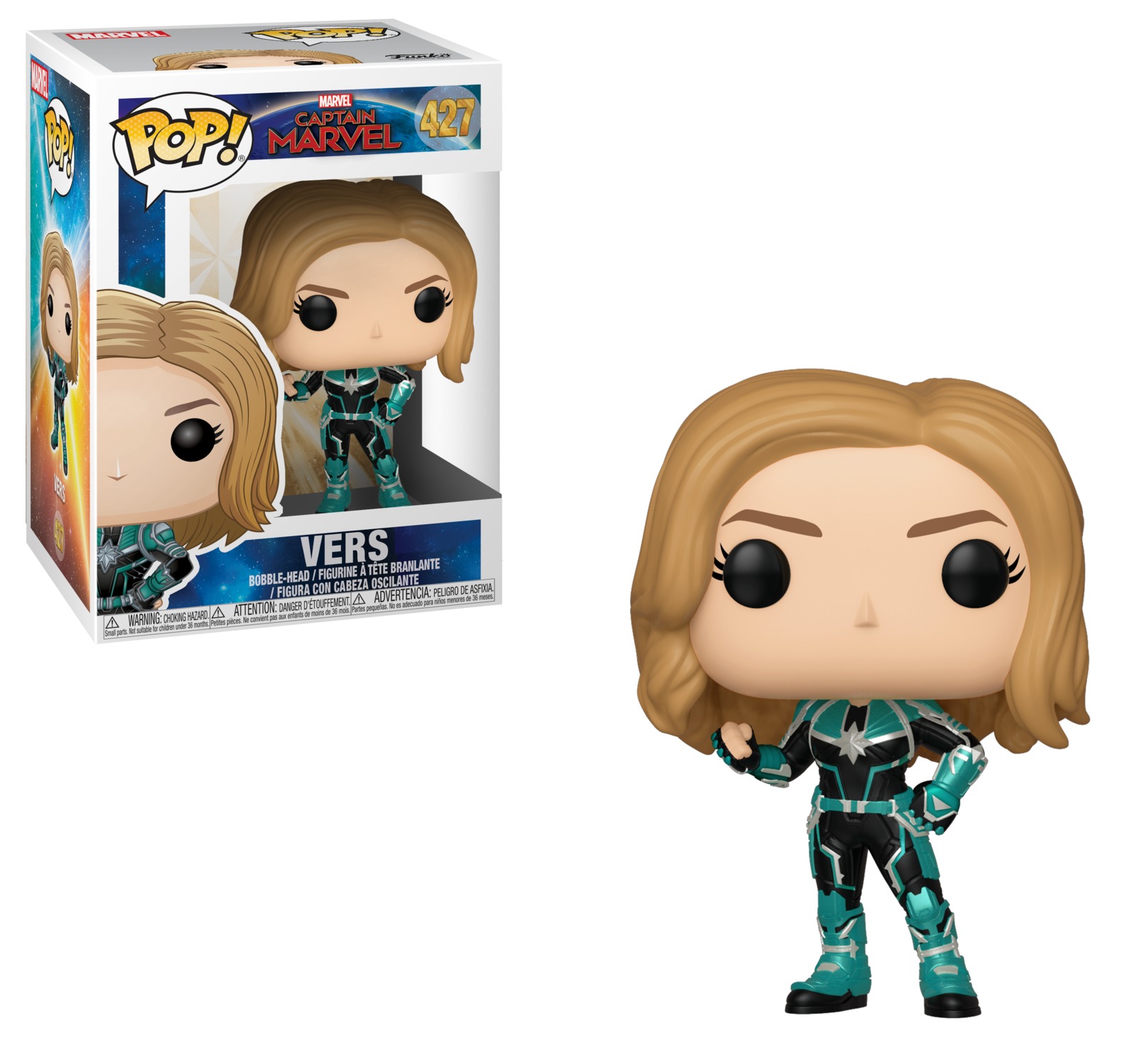 Captain Marvel - Vers Pop! Vinyl Figure image