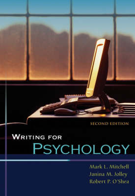 Writing for Psychology: With Infotrac by Mark Mitchell image