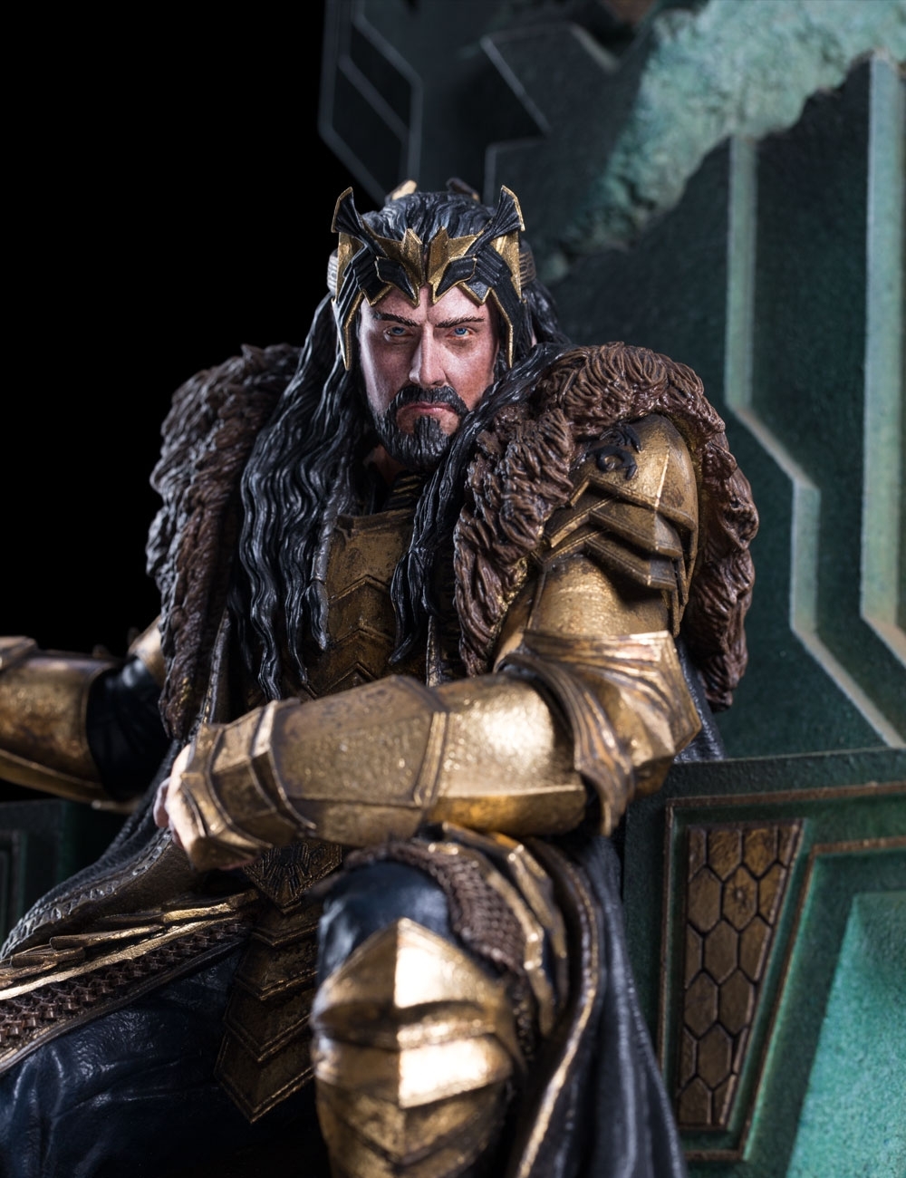 The Hobbit: King Thorin on Throne image
