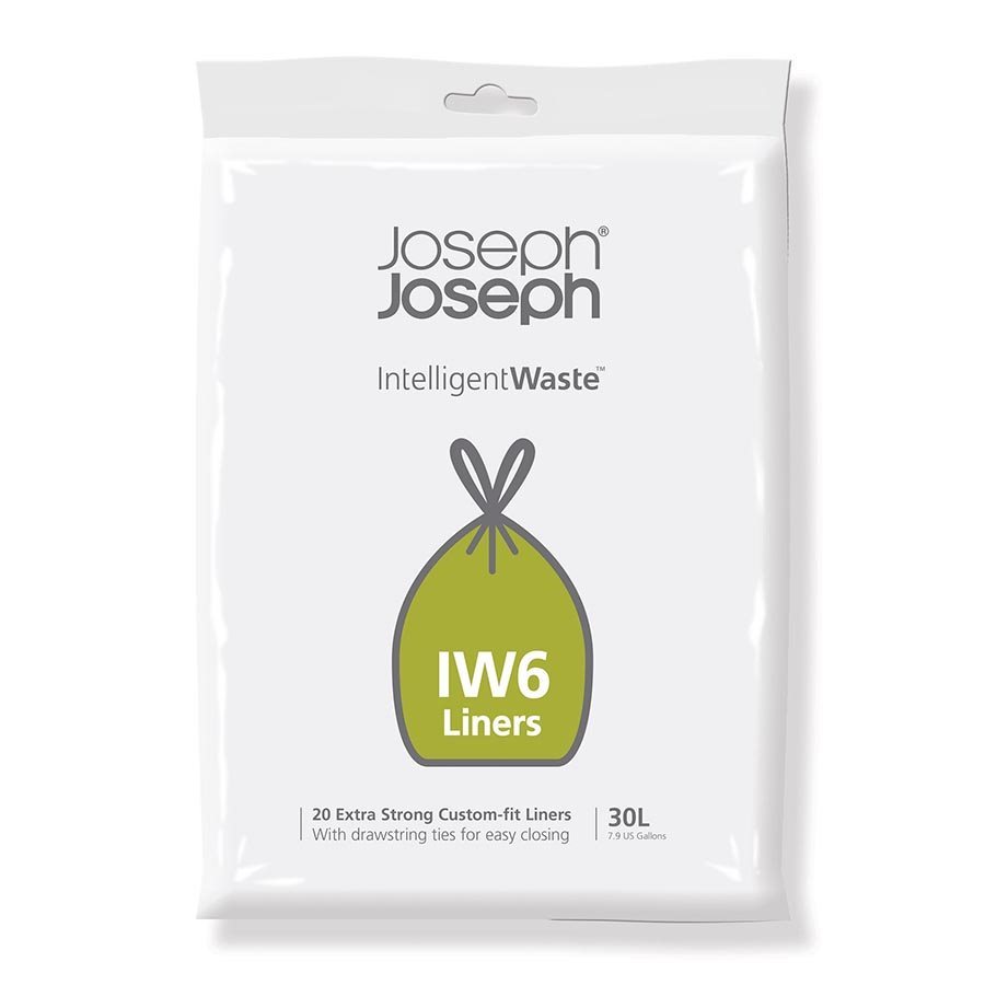 Joseph Joseph Intelligent Waste IW6 CustomFit Bin Liners (30L) at