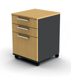 Proceed 3 Drawer with File Mobile - W470mm x D480mm x H640mm image