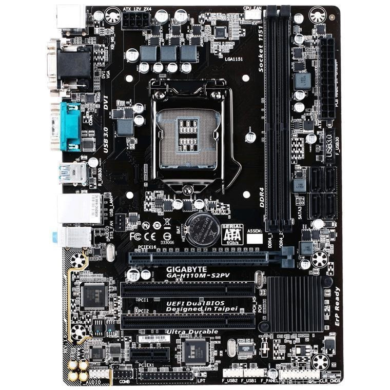 Gigabyte GA-H110M-S2PV H110 Motherboard image