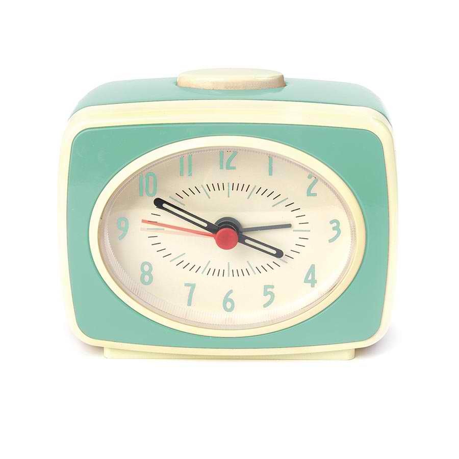 Small Classic Alarm Clock - Mint