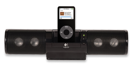 Logitech mm32 Portable Speakers for iPod - Black image