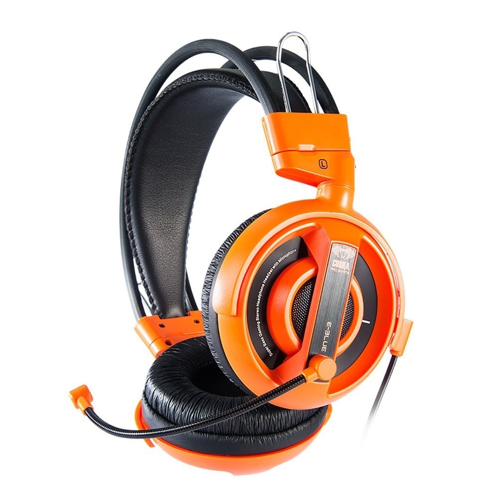 EBlue Cobra Gaming Headset (Orange) PC Buy Now at Mighty Ape NZ