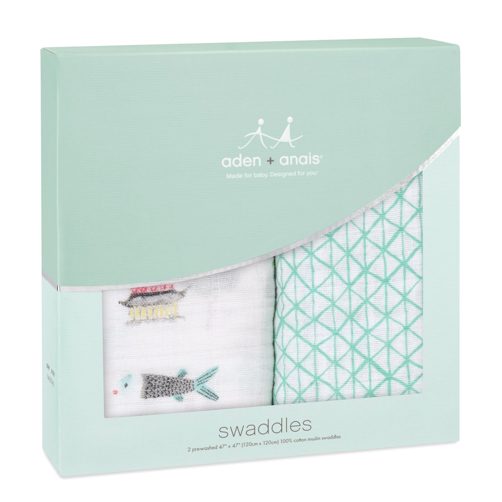 Aden + Anais: Classic Swaddle - Around The World (2 Pack)